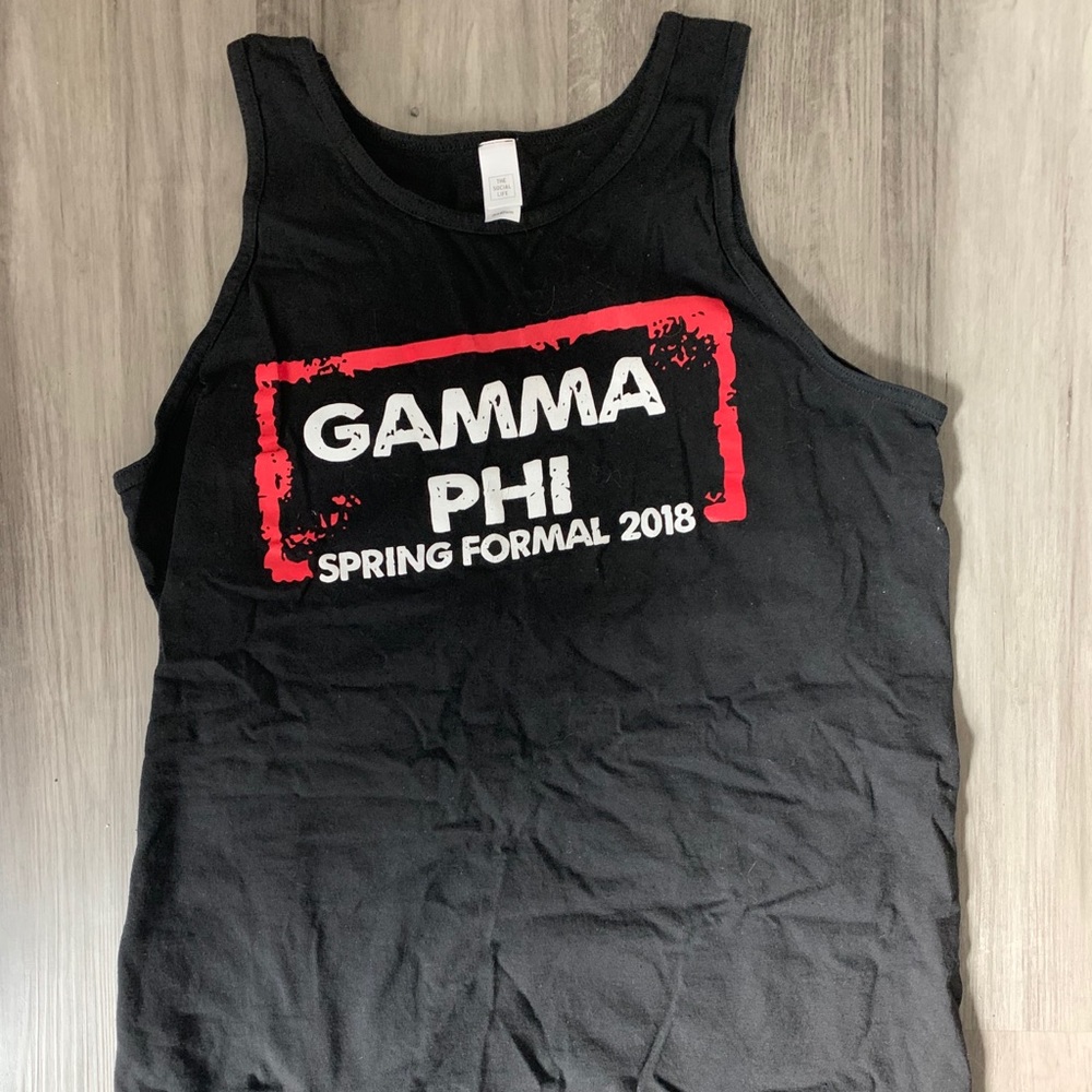 Gamma Phi Beta Alpha Chapter formal tank